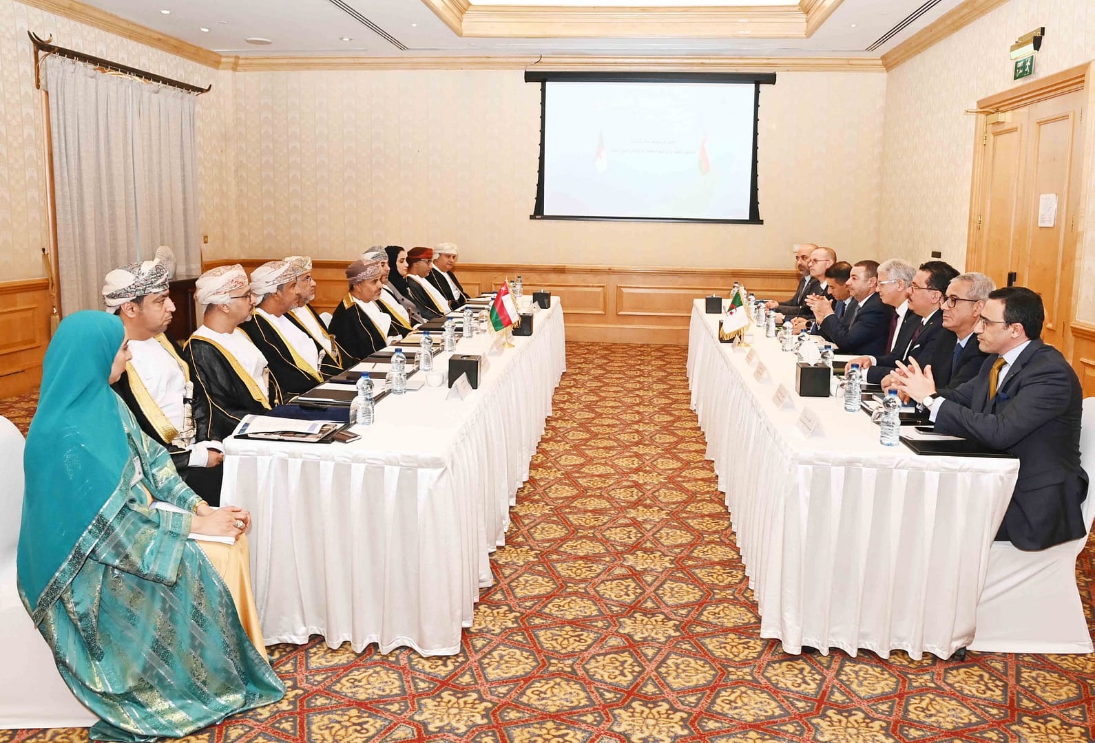 Oman and Algeria explore cooperation in transport and logistics.