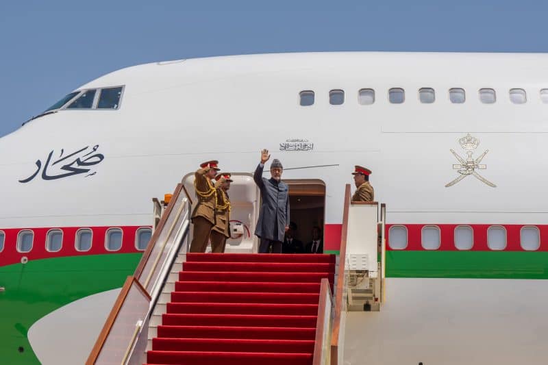His Majesty leaves for Russia