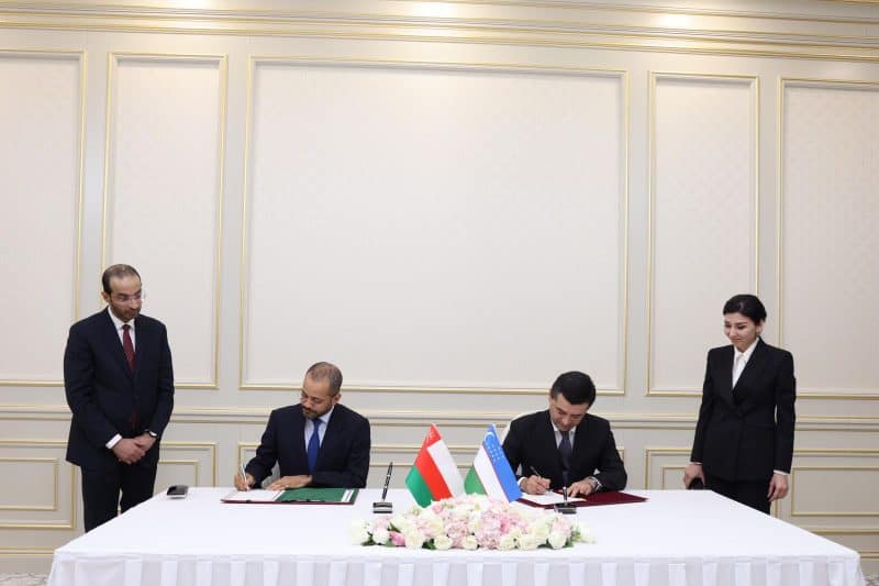The Foreign Minister meets his Uzbek counterpart