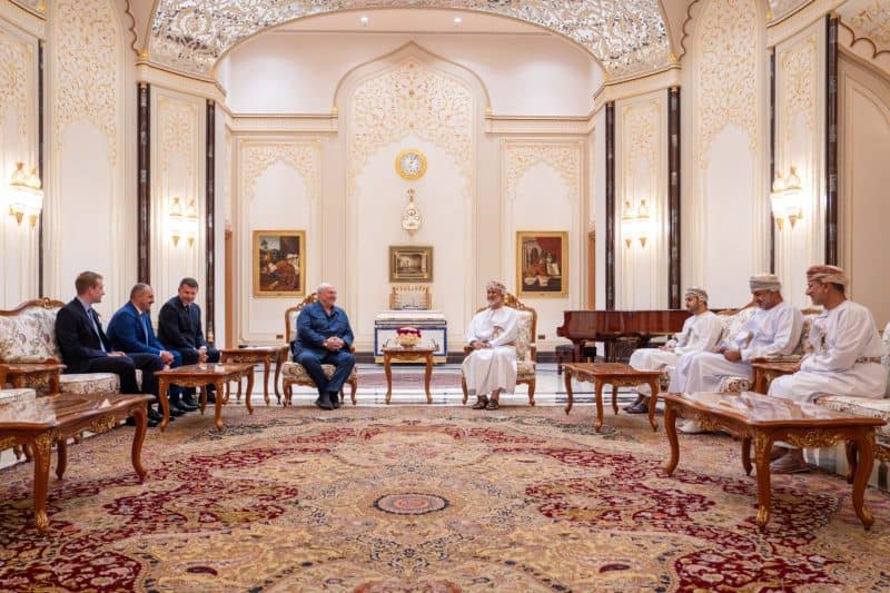 His Majesty receives President of Belarus