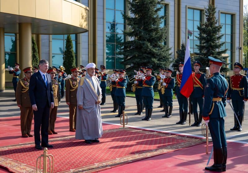 His Majesty concludes his visit to Russia