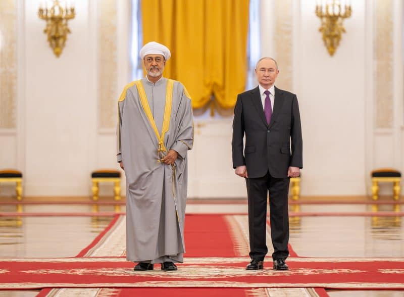 Official reception ceremony for His Majesty at Kremlin Palace