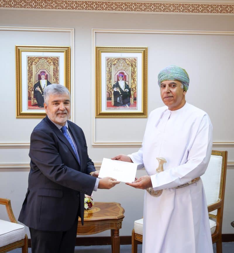 Undersecretary for Administrative and Financial Affairs receives Ambassadors