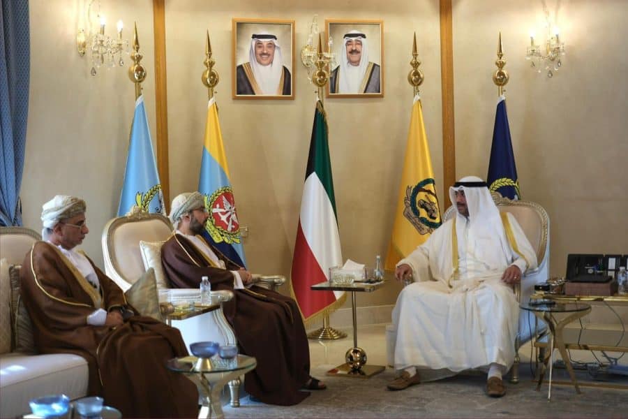 Kuwait: Defence Minister receives Oman’s Ambassador