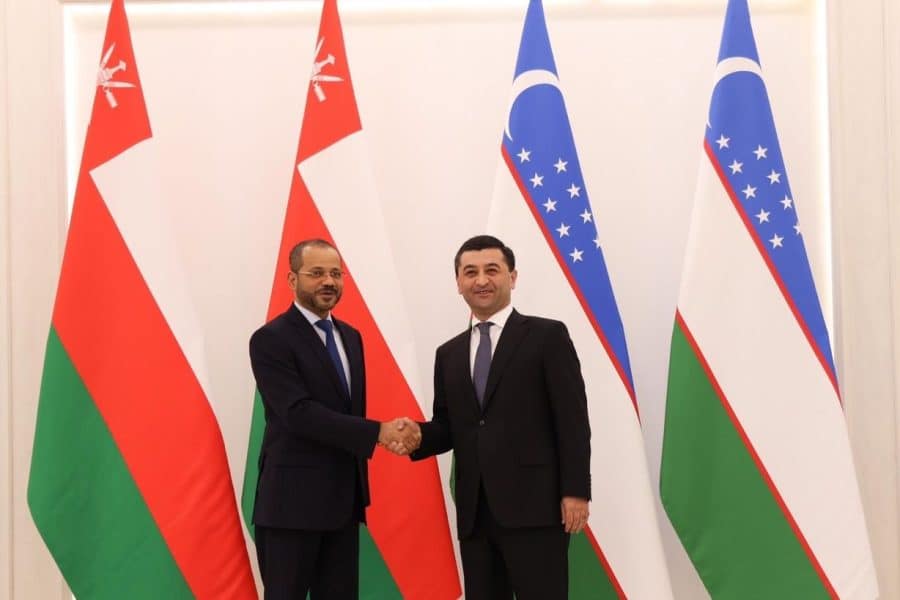 The Foreign Minister meets his Uzbek counterpart