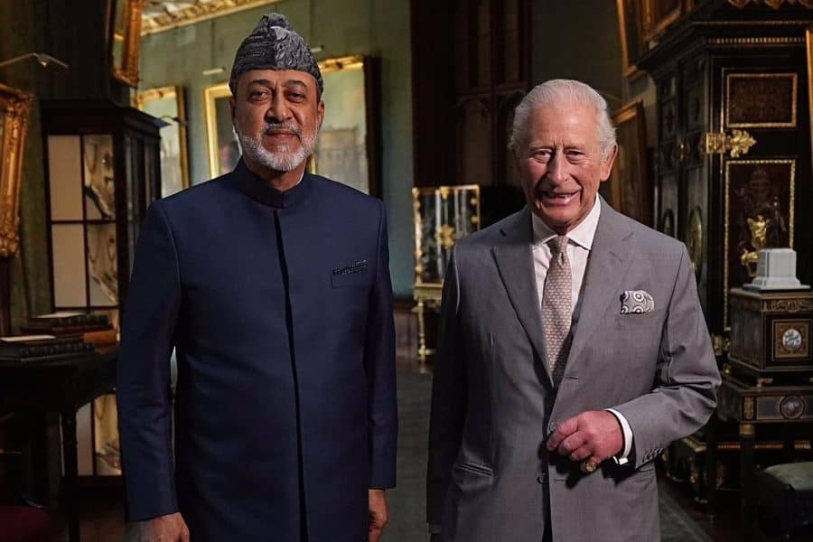 His Majesty meets King Charles III in Windsor Castle