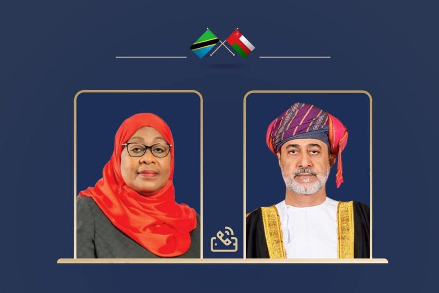 His Majesty holds phone call with Tanzanian President