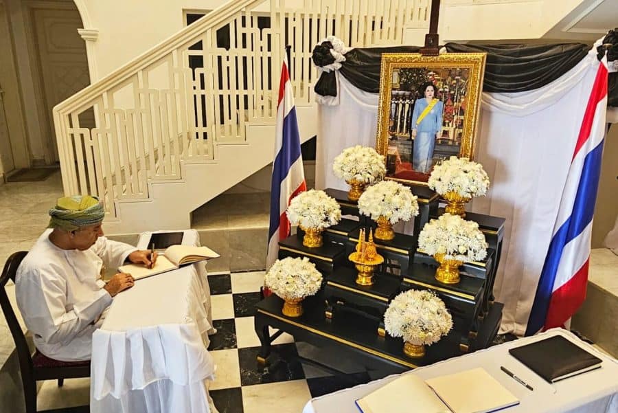 Administrative Undersecretary offers condolences to the government of Thailand
