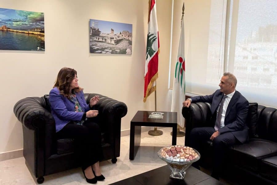 Lebanon: Ambassador meets Minister of Youth and Sports