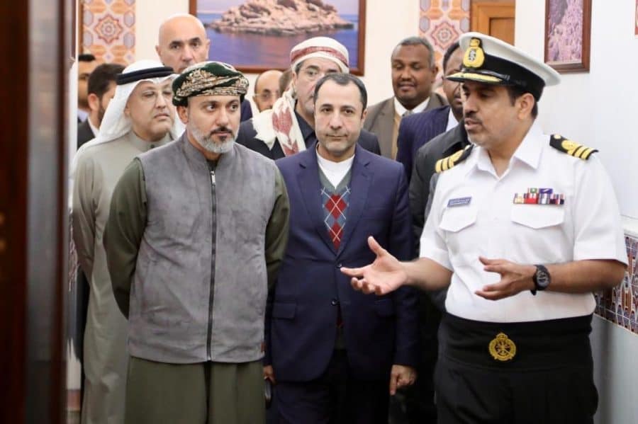 Qatar: Ambassador hosts reception for RNO ship Al Mabruka