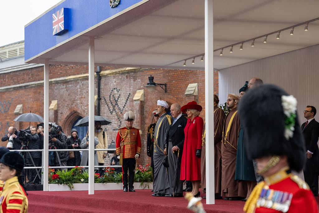 His Majesty accorded official reception ceremony at Windsor Castle