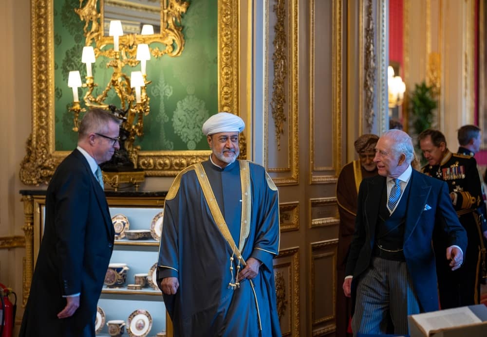 His Majesty tours Royal Collection Exhibition at Windsor Castle