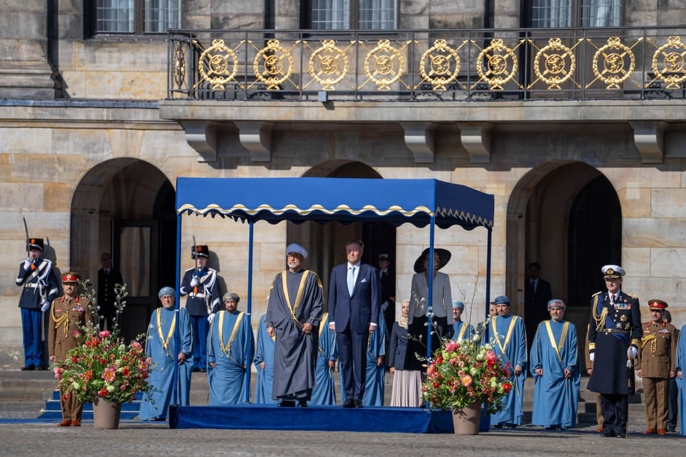 Official reception for His Majesty in the Netherlands