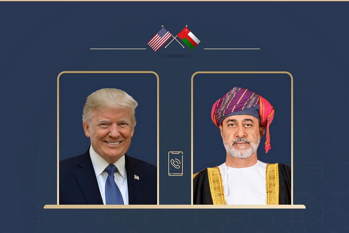 His Majesty receives a Phone Call from The US President.