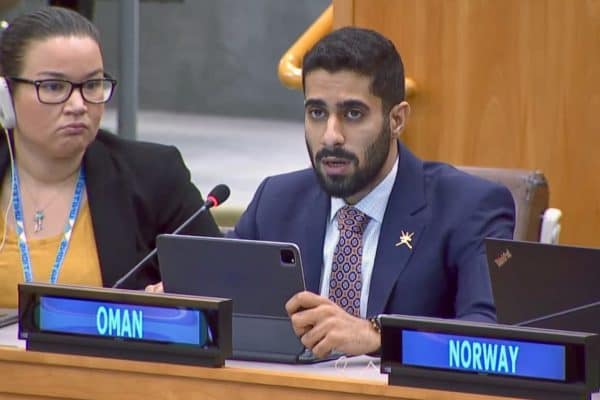 محمد السيابي يتحدث أمام اللجنة الثالثة للأمم المتحدة