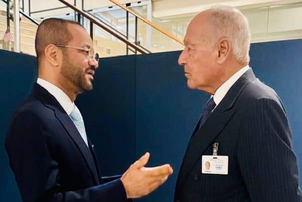 معالي السيد وزير الخارجية يلتقي الأمين العام للجامعة العربية في نيويورك