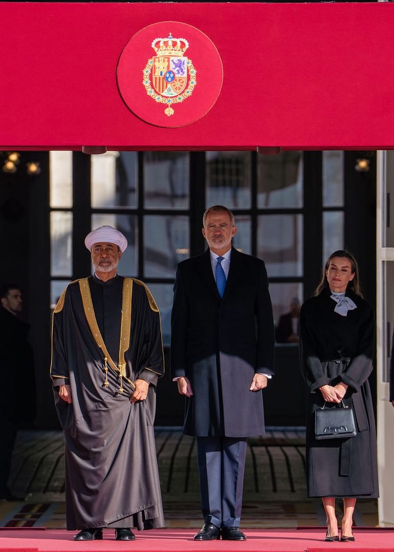 Official reception for His Majesty in Madrid