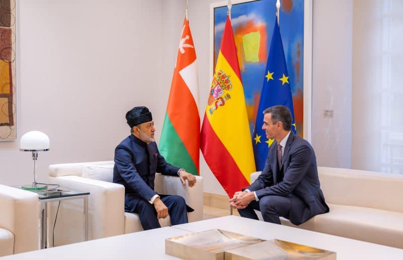 His Majesty hold talks with Spanish Prime Minister