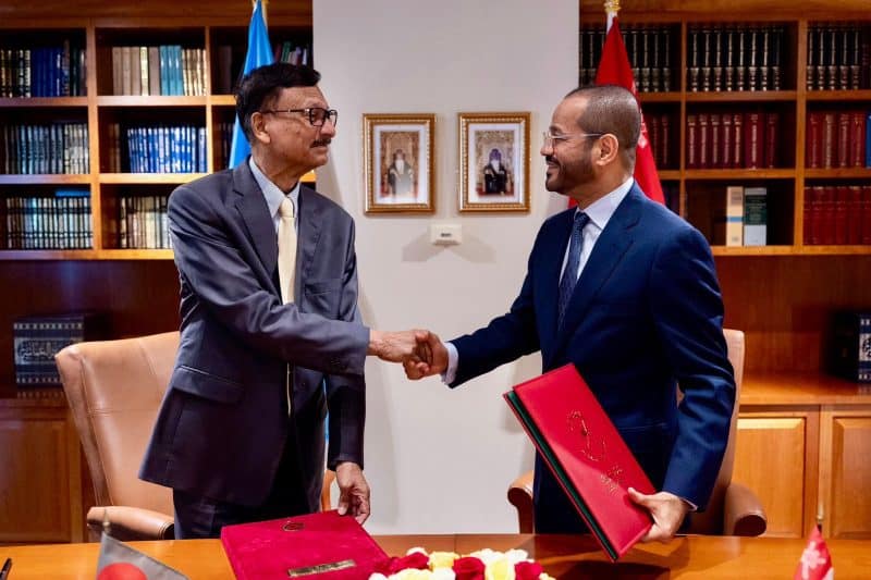 Oman and Bangladesh sign agreement on diplomatic training