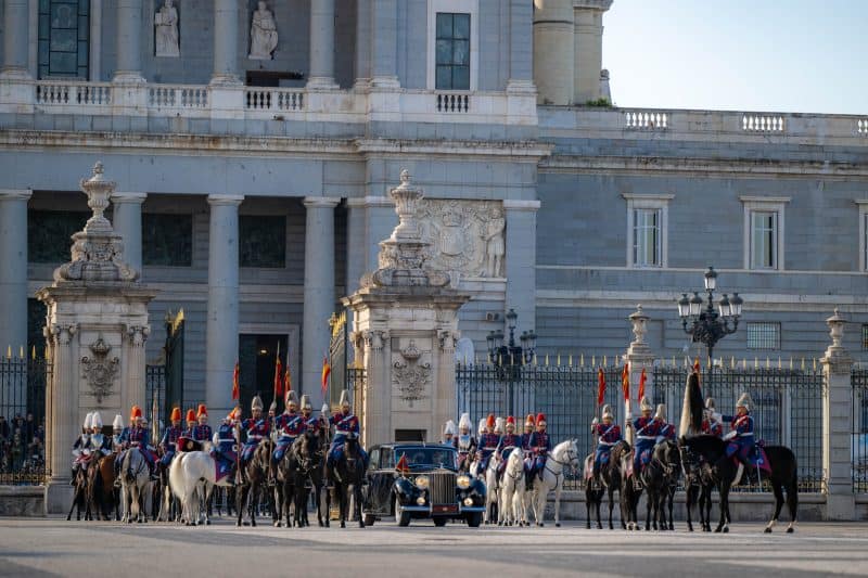 Official reception for His Majesty in Madrid