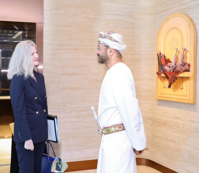 معالي السيد وزير الخارجية يلتقي وكيلة وزارة الخارجية الأمريكية للشؤون السياسية