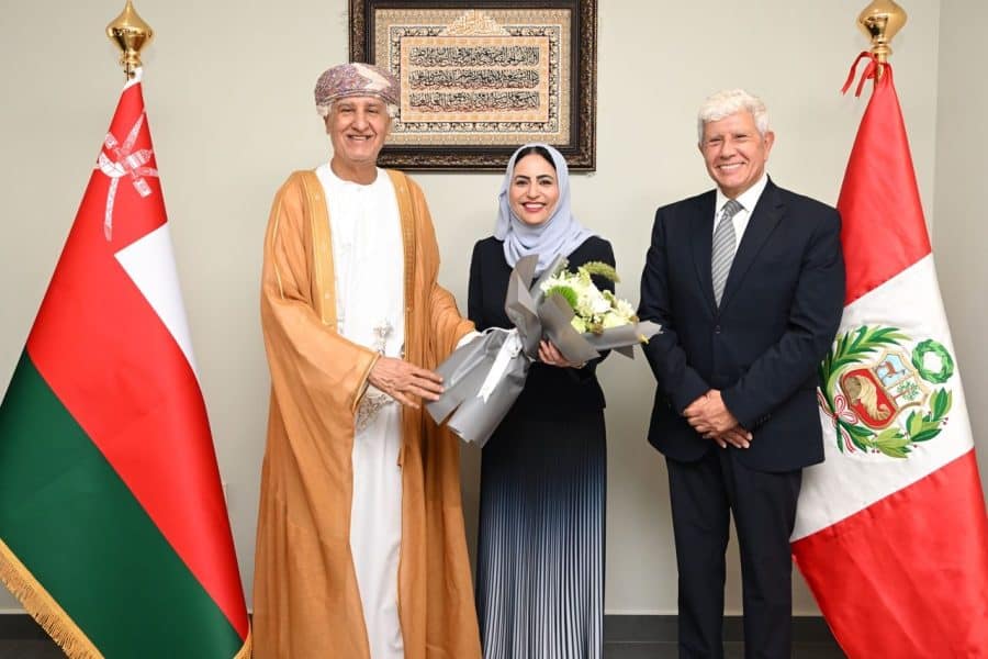 Within the framework of developing bilateral relations between the two countries... Opening of the office of the Honorary Consul of the Republic of Peru in the Sultanate of Oman
