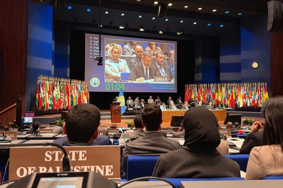 Oman in joint statement on chemical weapons