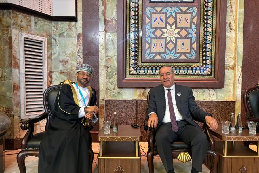 Foreign Minister meets Palestine Vice President to discuss developments in the Palestinian cause