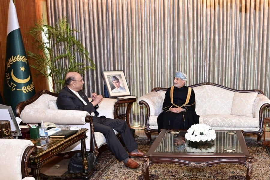 Pakistani President receives Oman’s Ambassador