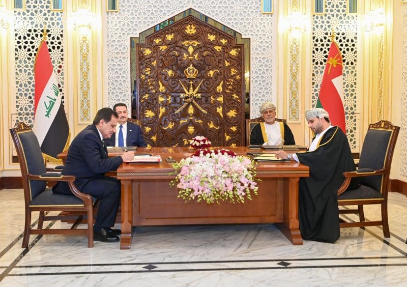 Oman and Iraq sign agreements and Memoranda of Understanding