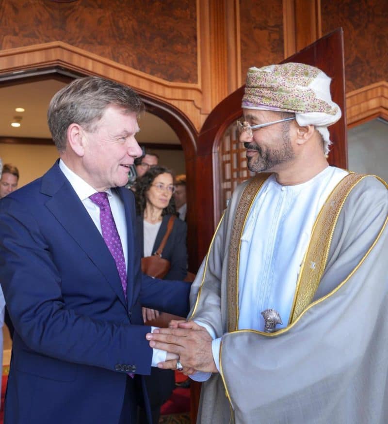 Minister discusses regional developments with German Minister for Foreign Affairs