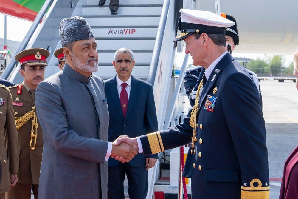 His Majesty arrives in the Netherlands