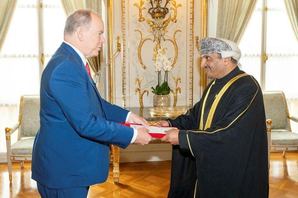 Omani Ambassador presents credentials to Prince of Monaco