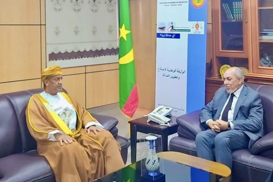 Oman Ambassador to Nouakchott visits Justice Minister