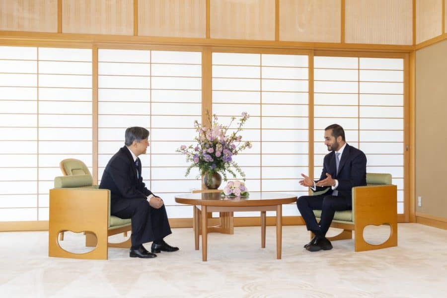 Japan's Emperor receives His Highness Sayyid Theyazin bin Haitham
