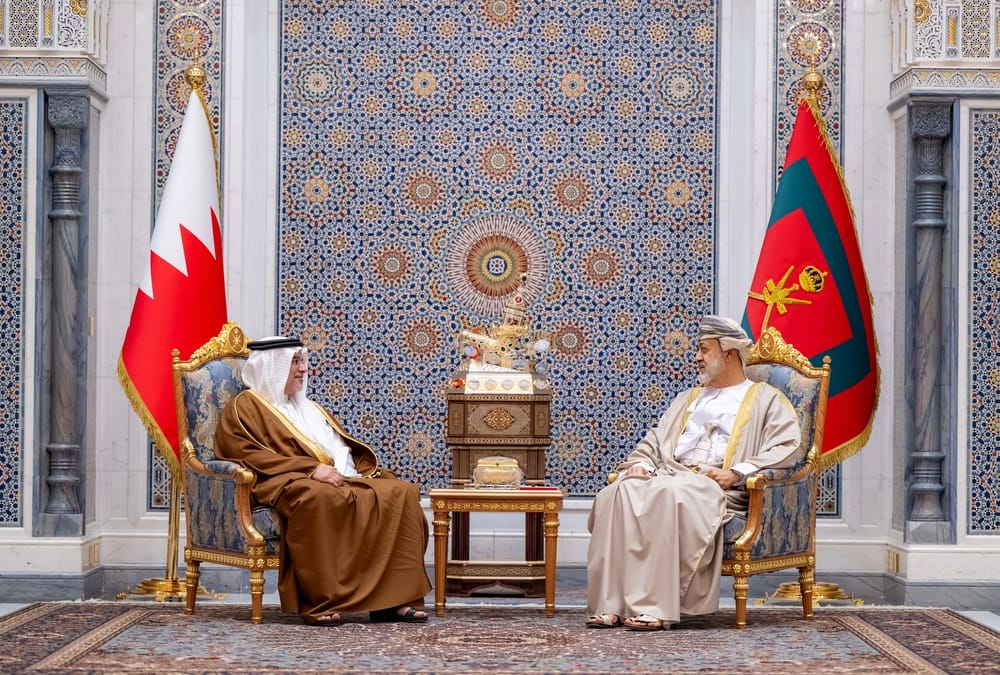 His Majesty gives audience to Crown Prince of Bahrain