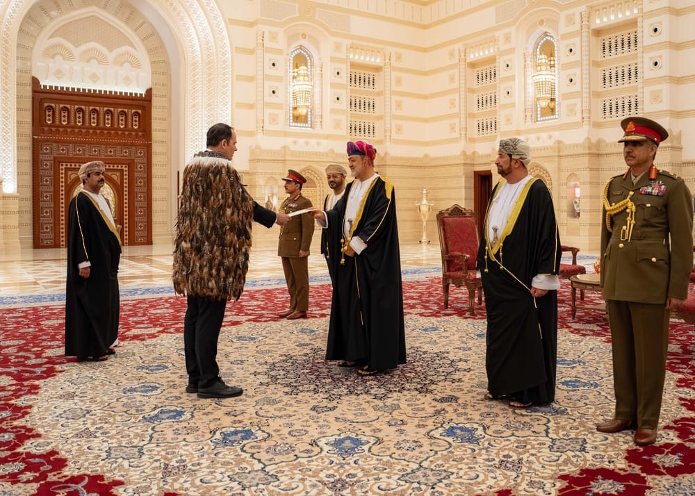 His Majesty receives credentials of several Ambassadors