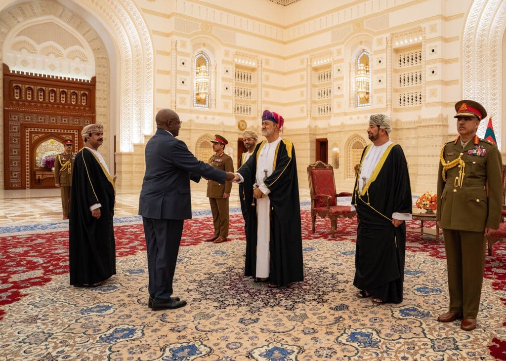 His Majesty receives credentials of several Ambassadors