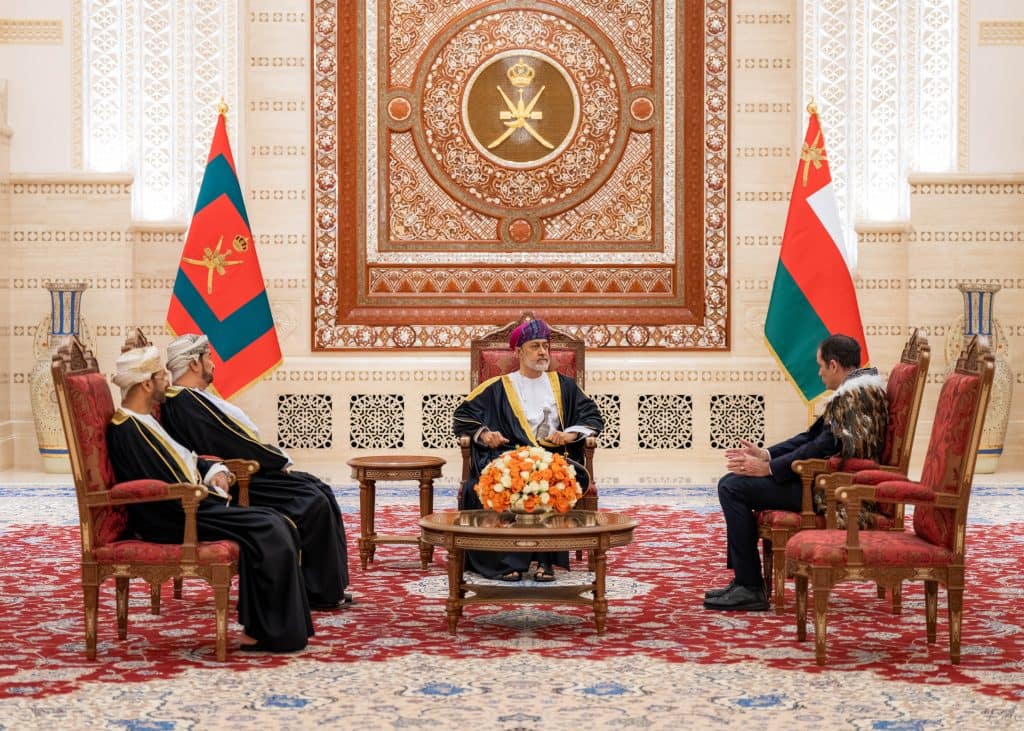 His Majesty receives credentials of several Ambassadors