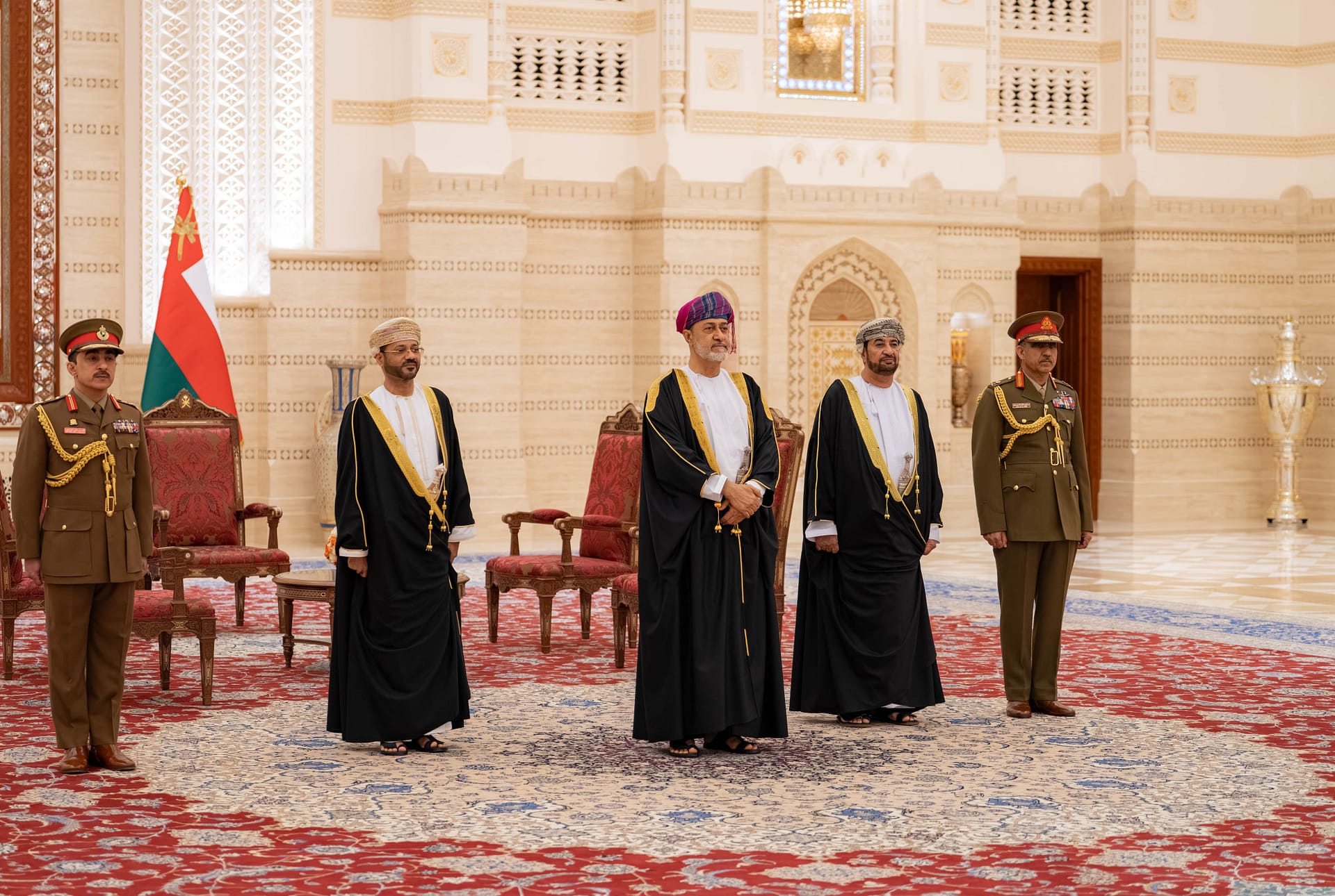 His Majesty receives credentials of several Ambassadors