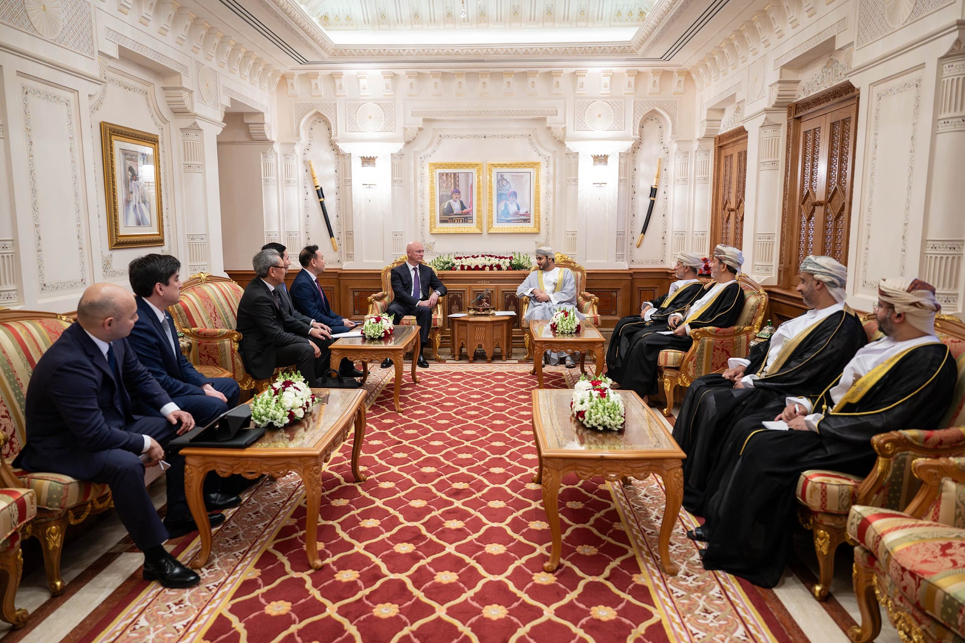 His Majesty receives a message from Kazakh President