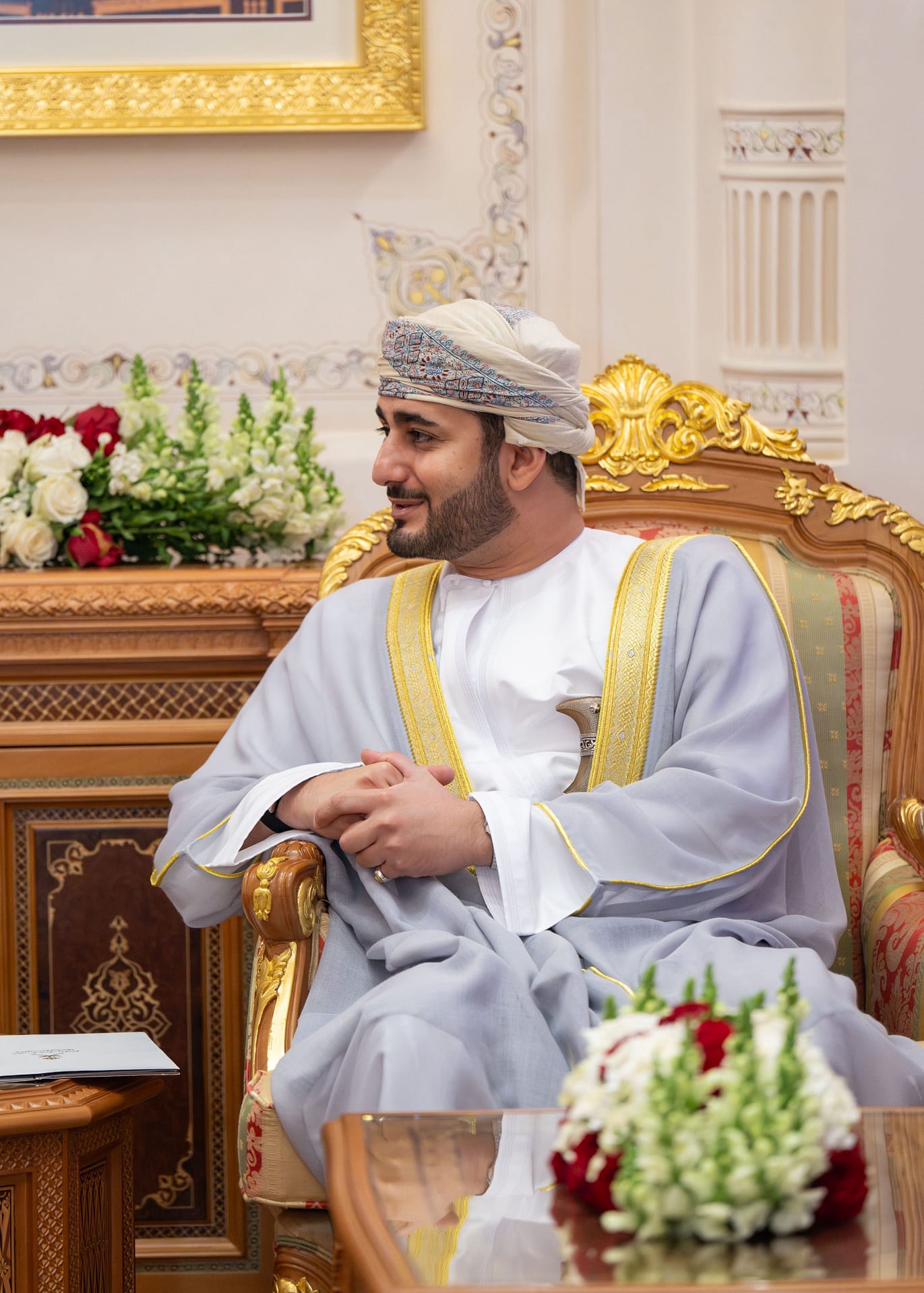 His Majesty receives a message from Kazakh President