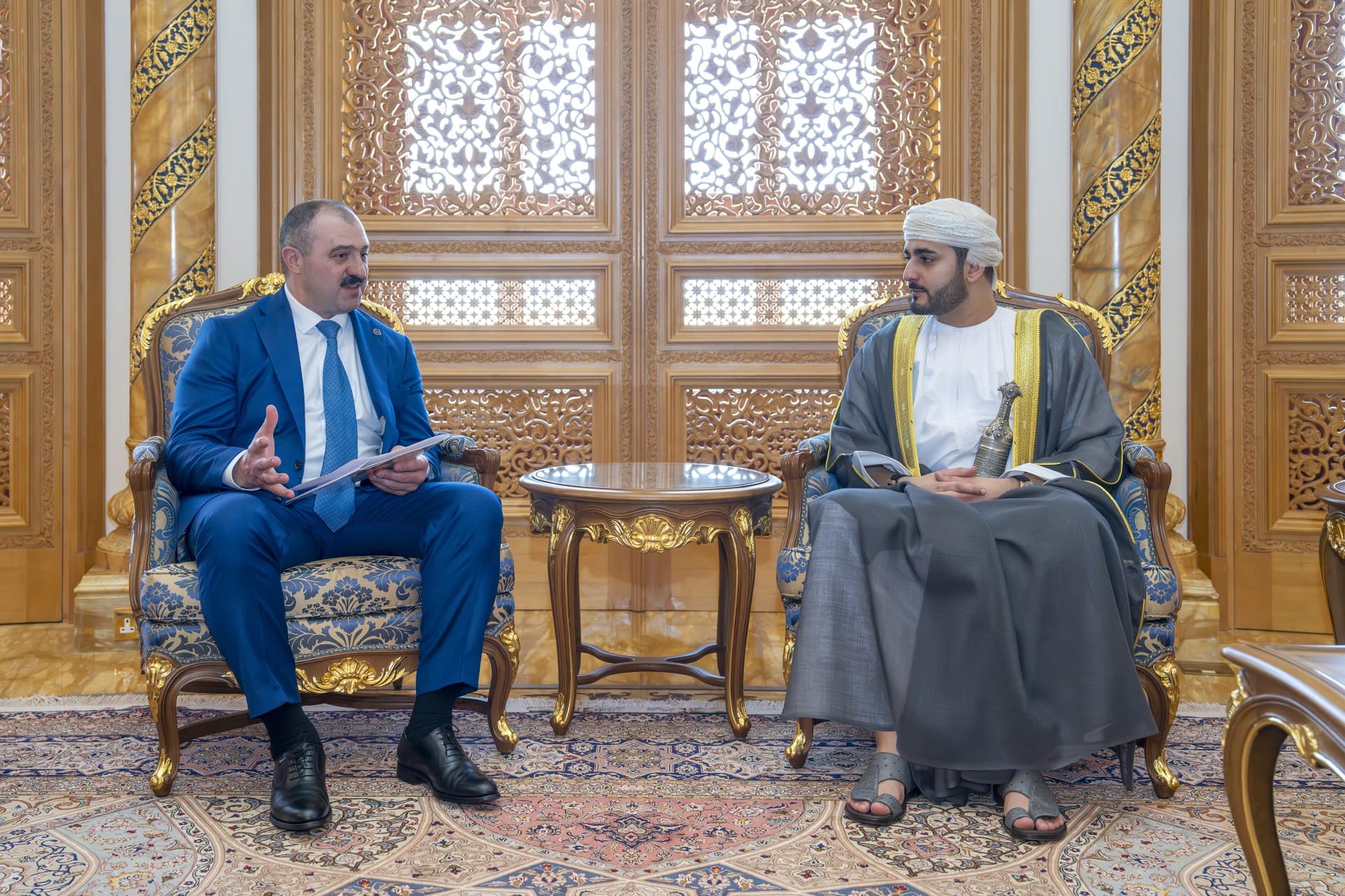 HM The Sultan Receives Written Message from Belarusian President
