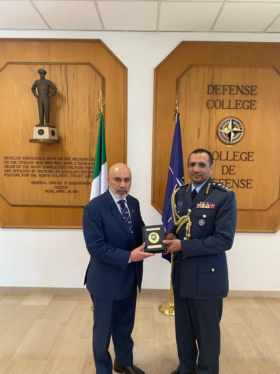 Italy: Ambassador at graduation ceremony at the National Defence College